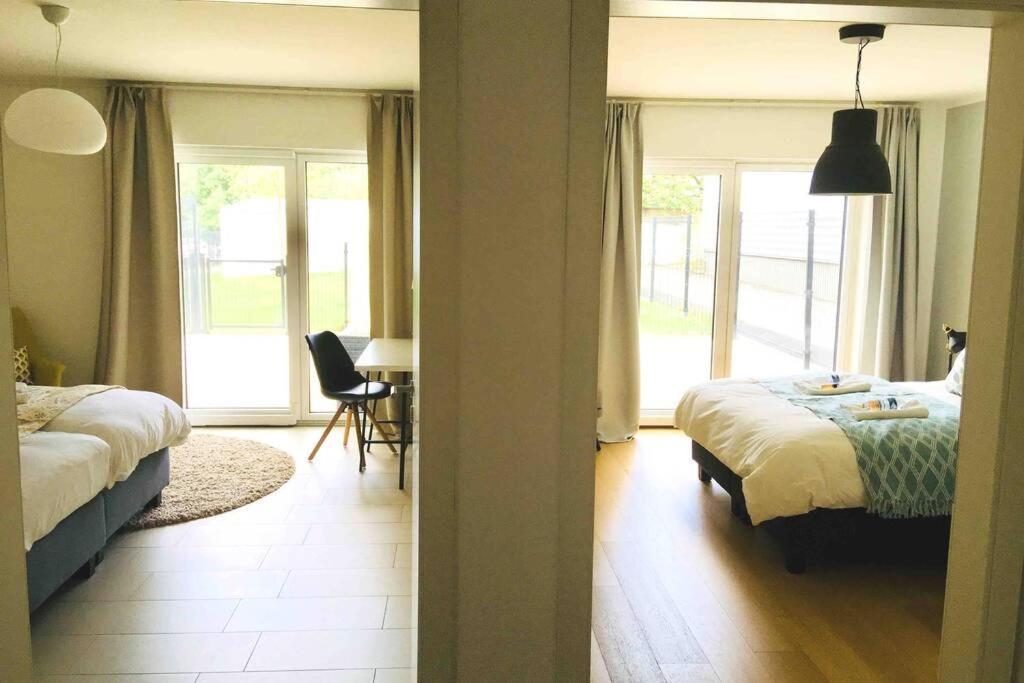 Large Family Retro Flat In City Center- Large Terrace & Garden View, Free Parking Luxemburg Exterior foto